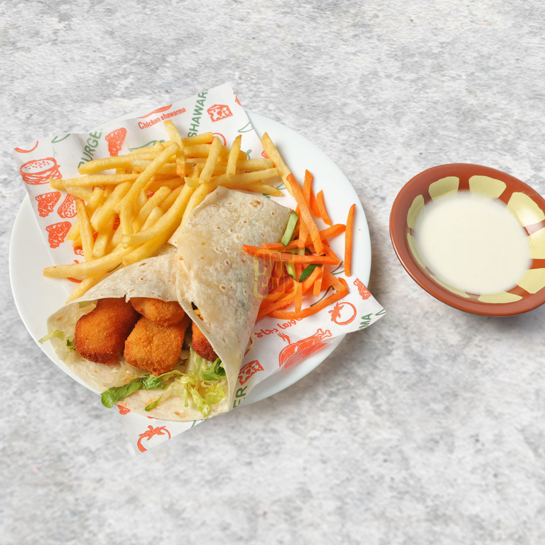 CHICKEN NUGGETS WRAP