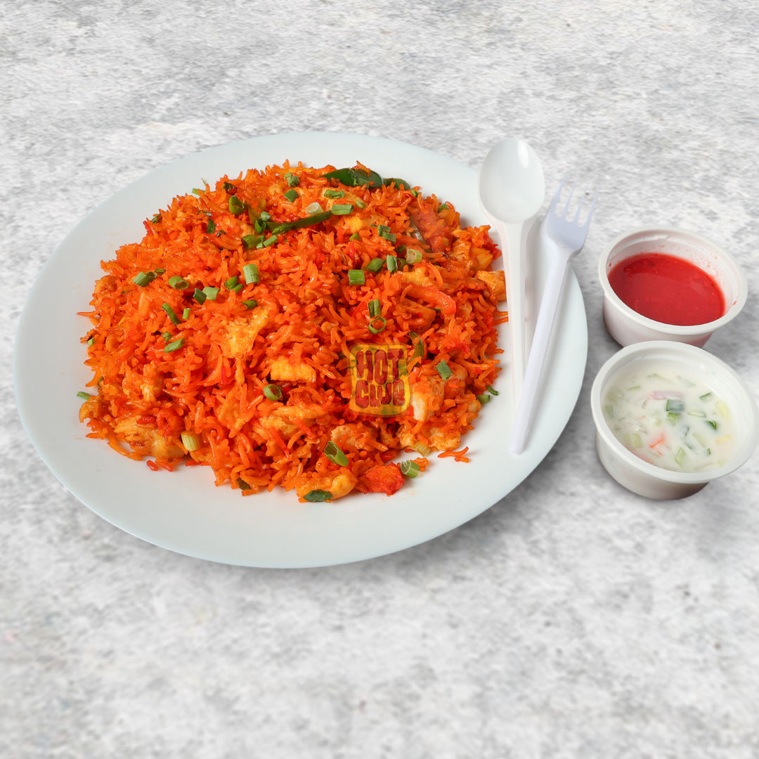 CHICKEN SCHEZWAN FRIED RICE